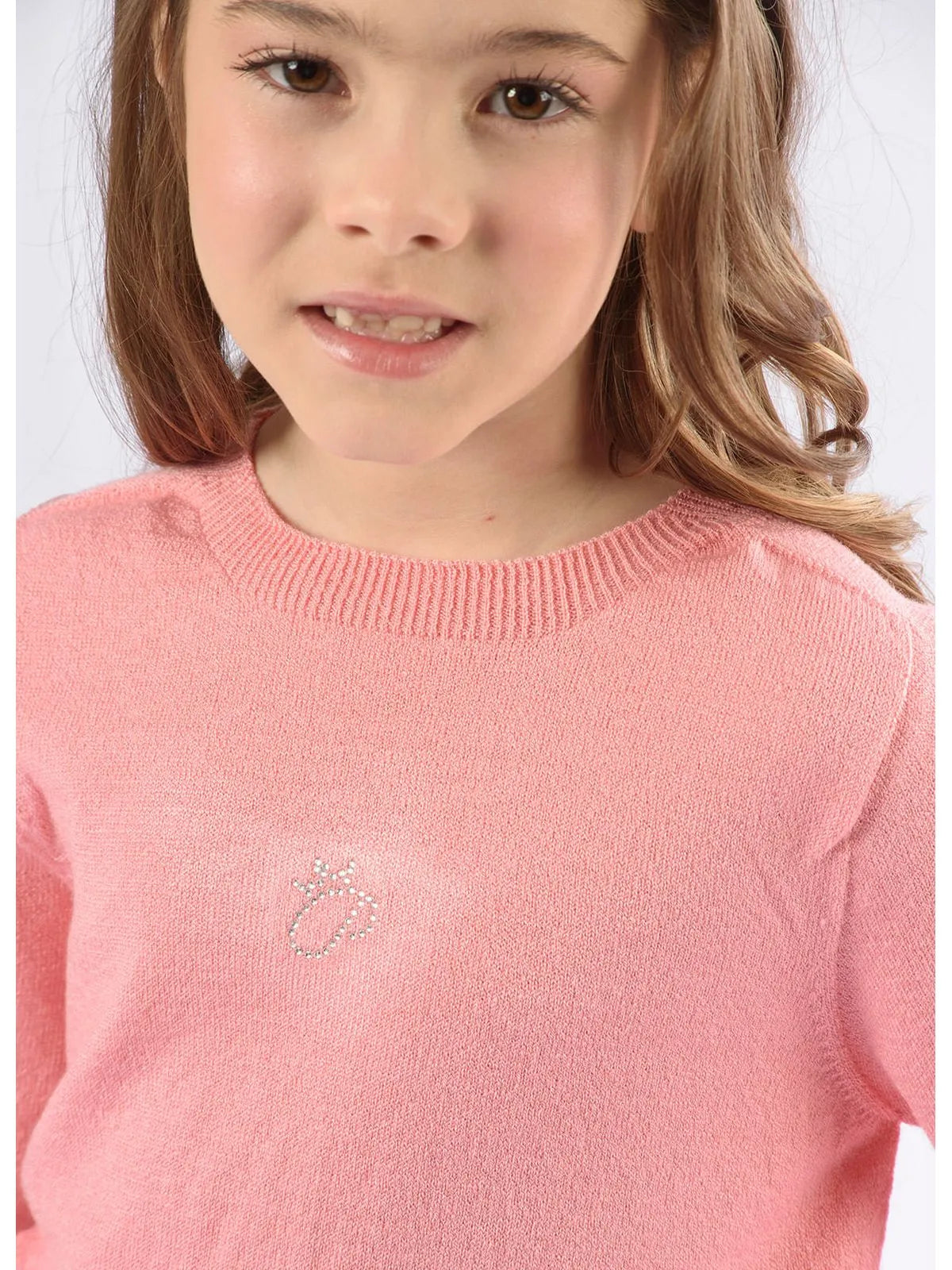 Blusa Tricot Sem Costura Cropped P Cristal Rosa Cosmos