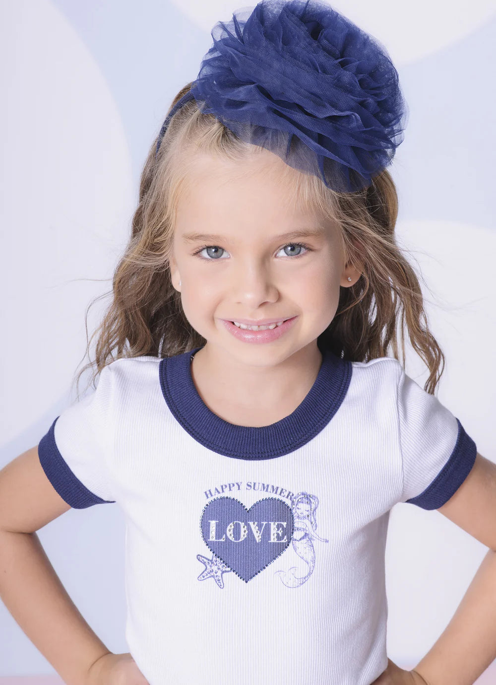 Blusa Ribana Love Sereia Bicolor Pituchinhus