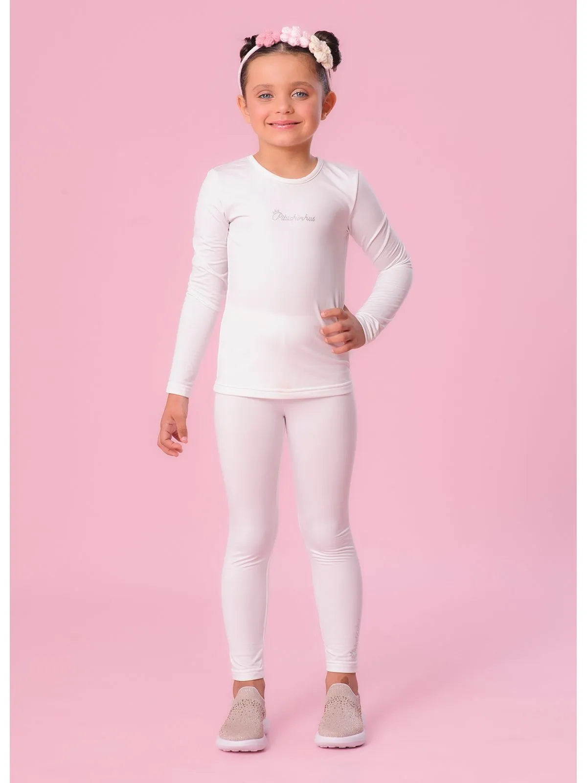 Legging Térmica Pituchinhus Off White - BambolePetit