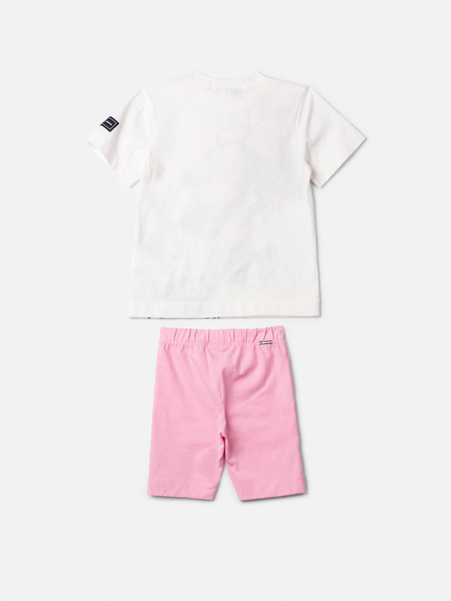 Conjunto Blusa e Legging Laço Tule Minnie Anime