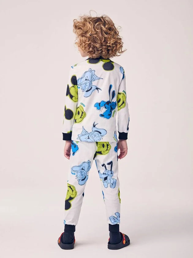 Conjunto Pijama Manga Longa Tshirt e Calca Disney Gargalhada Youccie