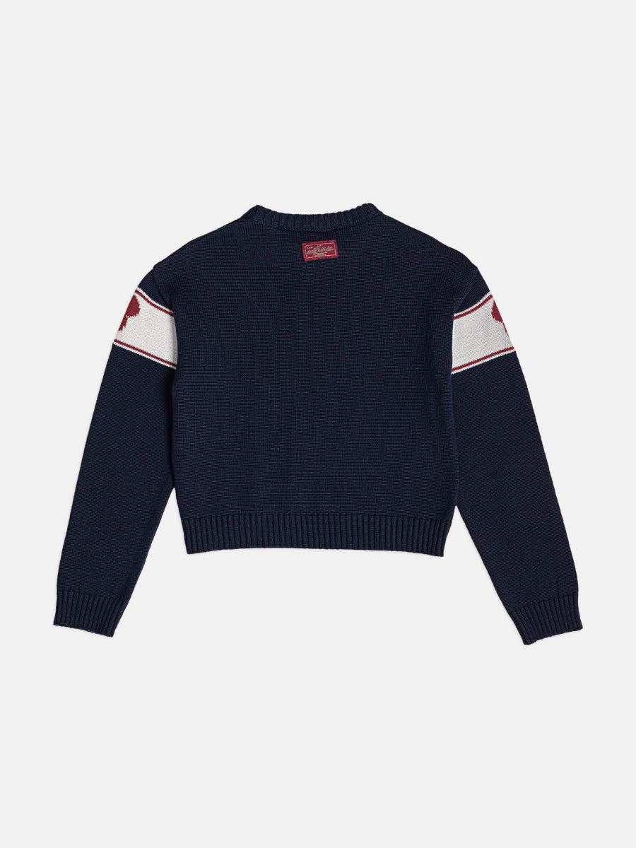 Casaco Tricot Mickey Azul Marinho I Am