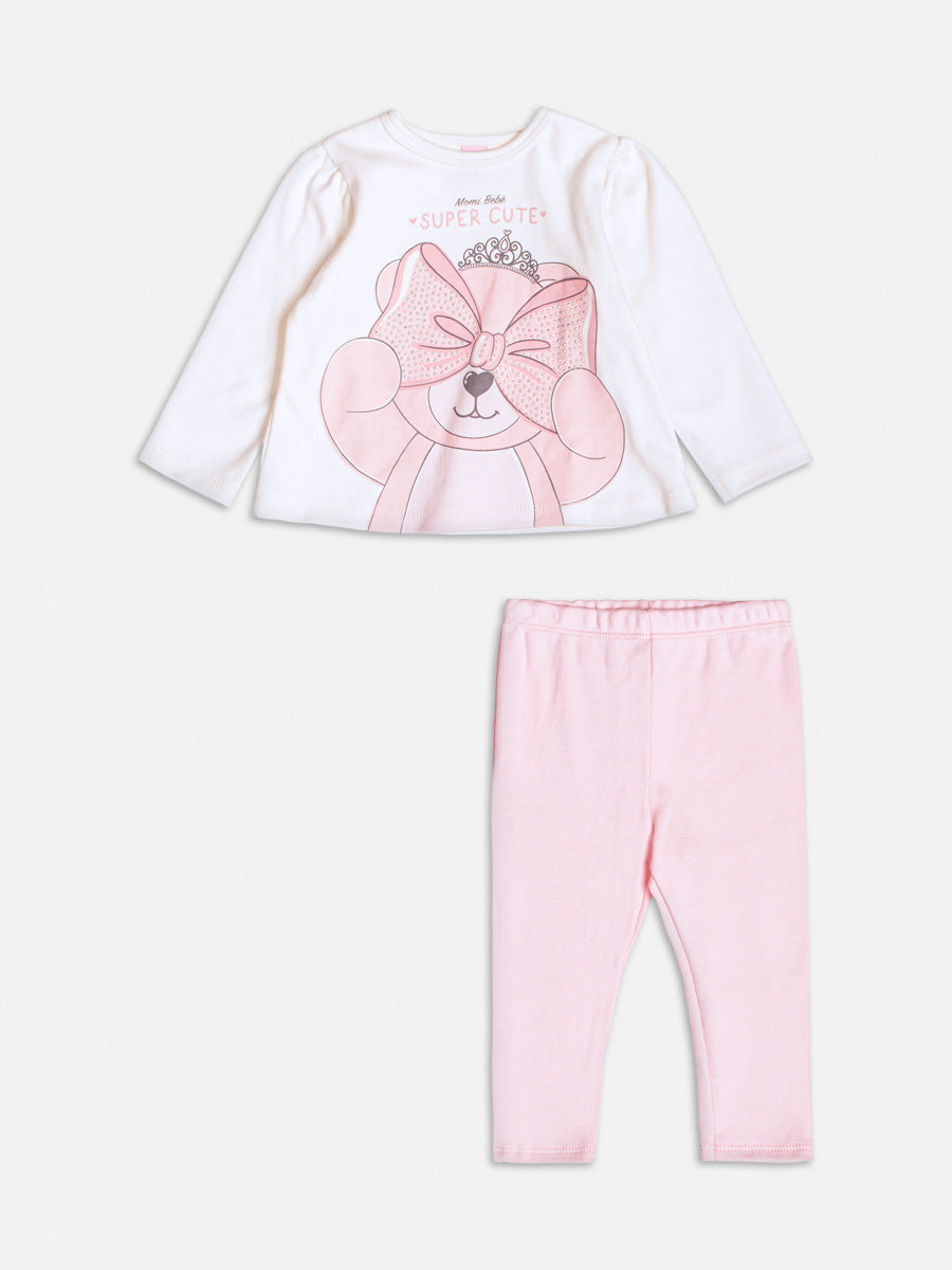Conjunto Manga Longa de Ursinho - BambolePetit