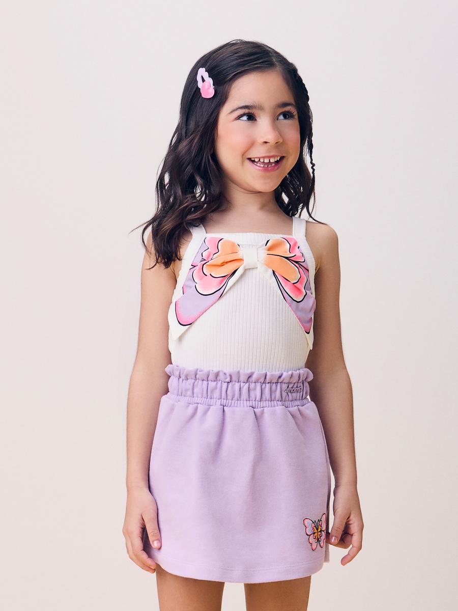 Conjunto Regata e Shorts Borboleta Momi