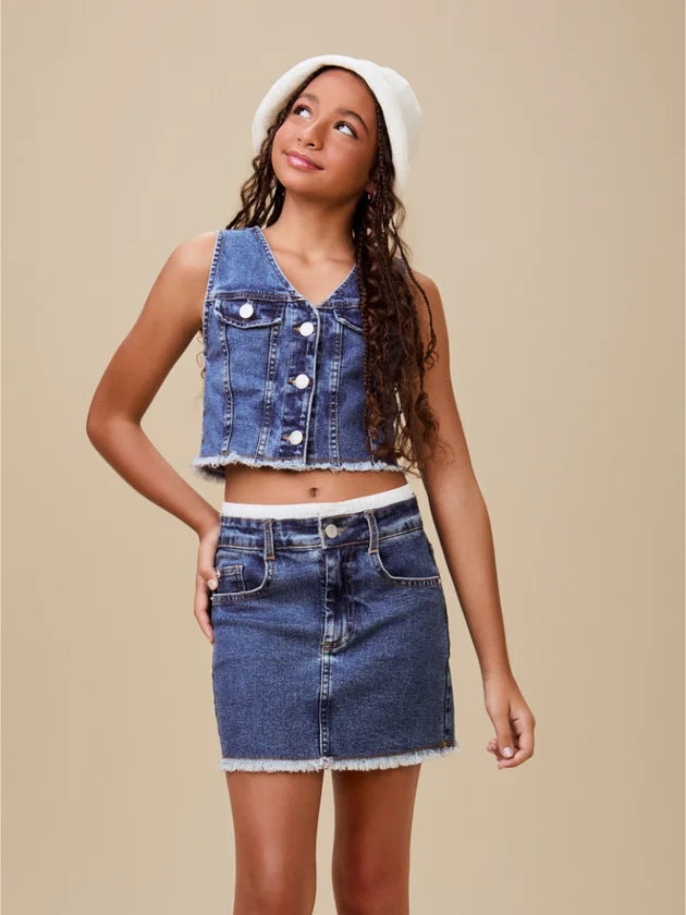 Colete Denim Jeans I Am