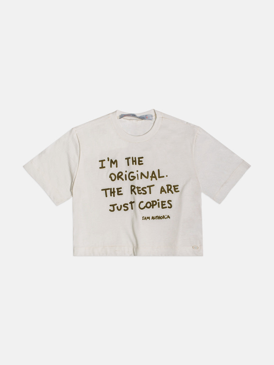 T-Shirt Cropped Perola I Am