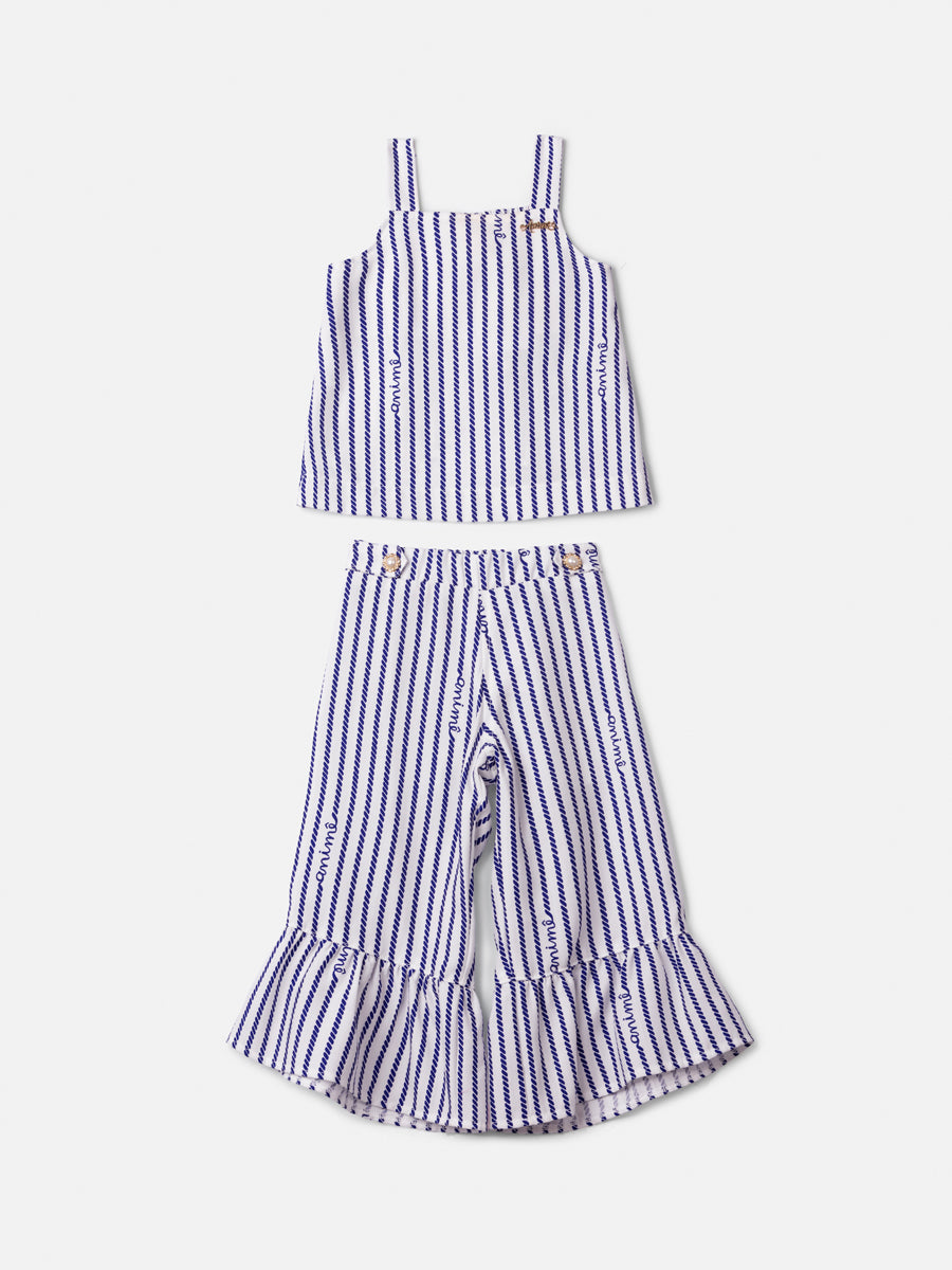 Conjunto Blusa e Calça Listra Giz Anime
