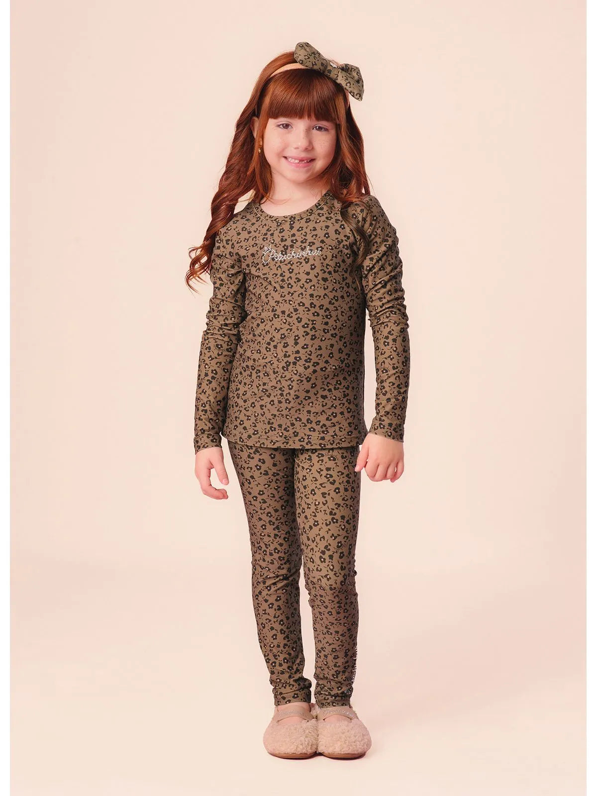 Blusa Light Estampada Floral Tigrado - BambolePetit