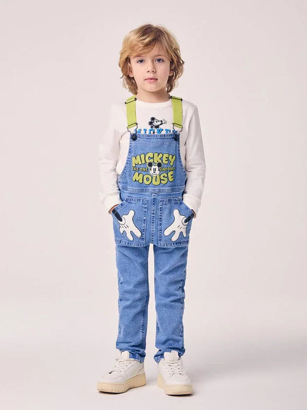 Jardineira Mickey Jeans Youccie