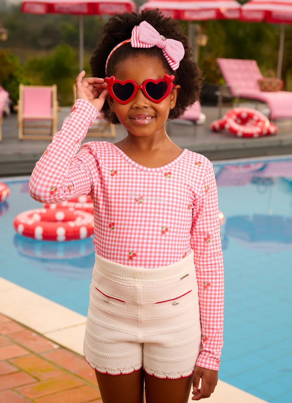 Maiô Light Estampado Manga Longa Resort Pituchinhus