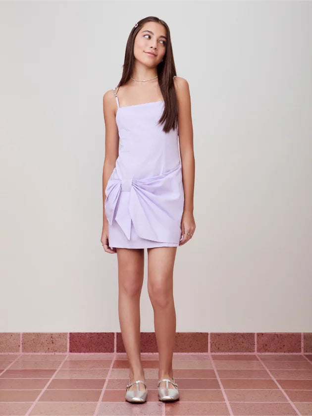 Vestido com Laço Lilás I Am