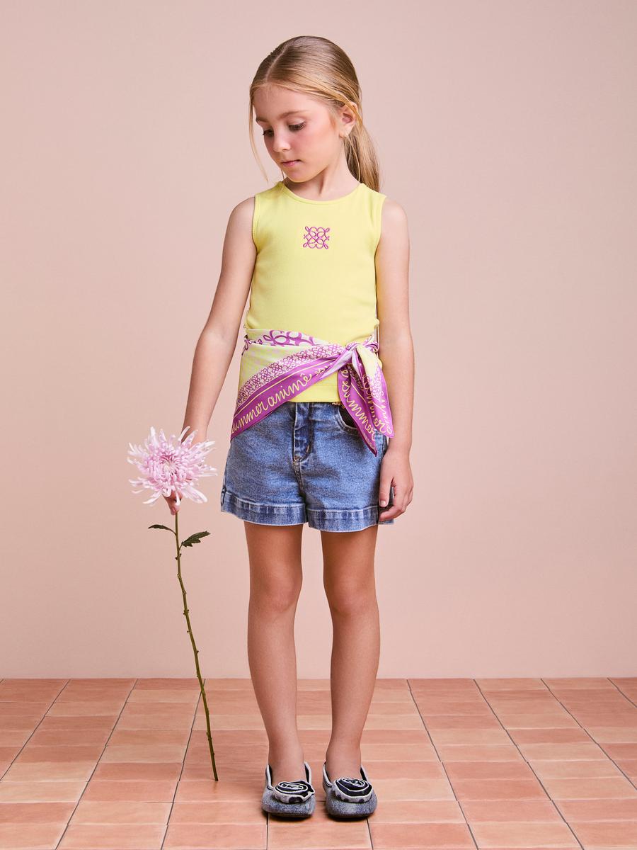 Blusa com Lenço Verde Anime