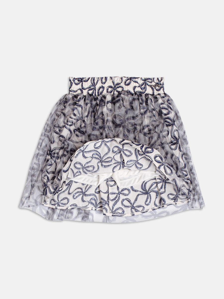 Conjunto Regata e Saia Lacinhos Momi