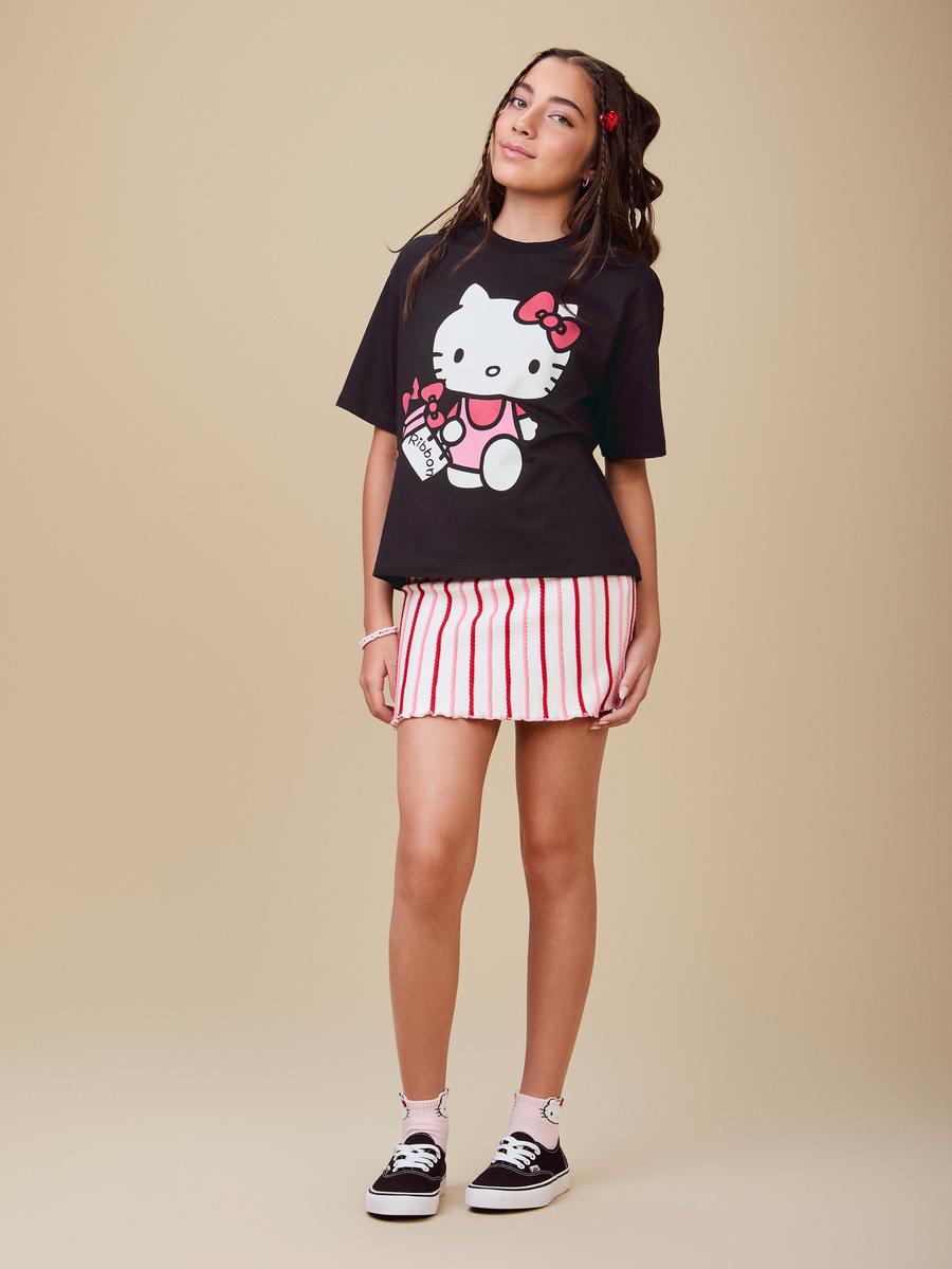 T-Shirt Preta da Hello Kitty I Am