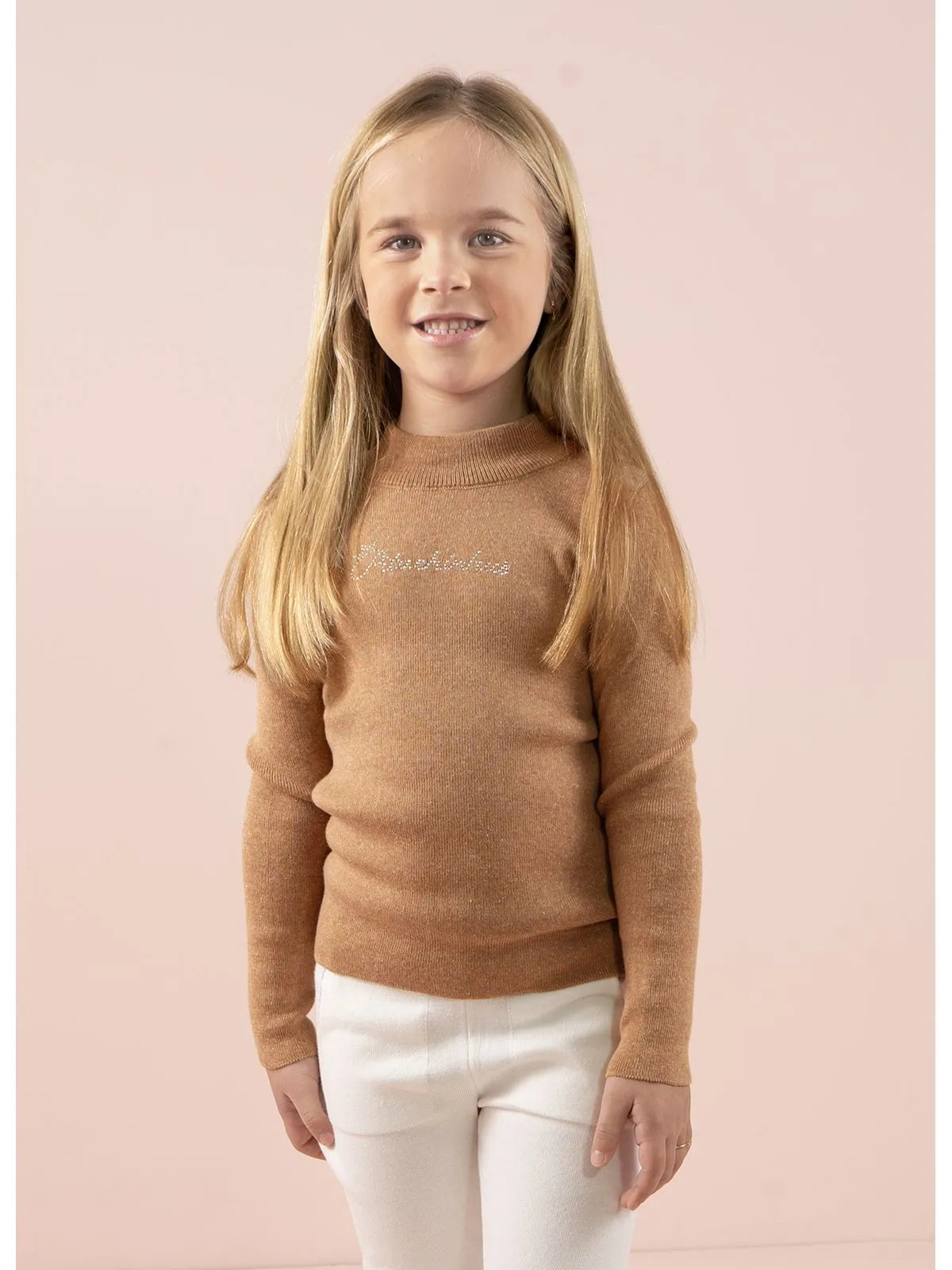 Blusa Básica Tricot Pmini Mescla Pituchinhus