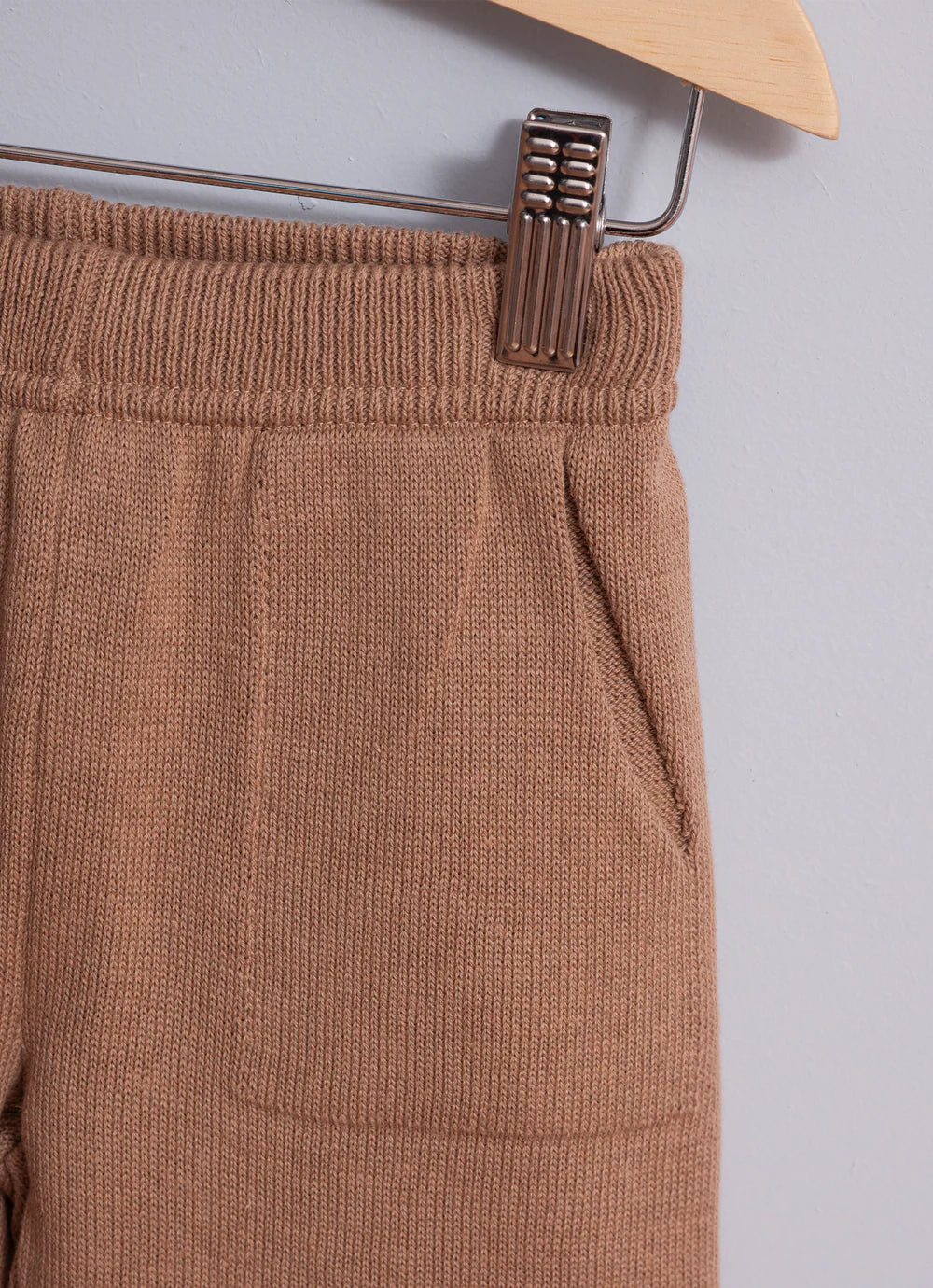 Calça Tricot Texturas For Boys Marrom Pituchinhus