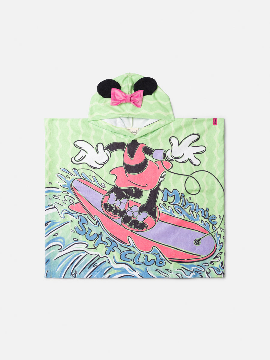 Roupão Minnie com Orelhas Verde Anime