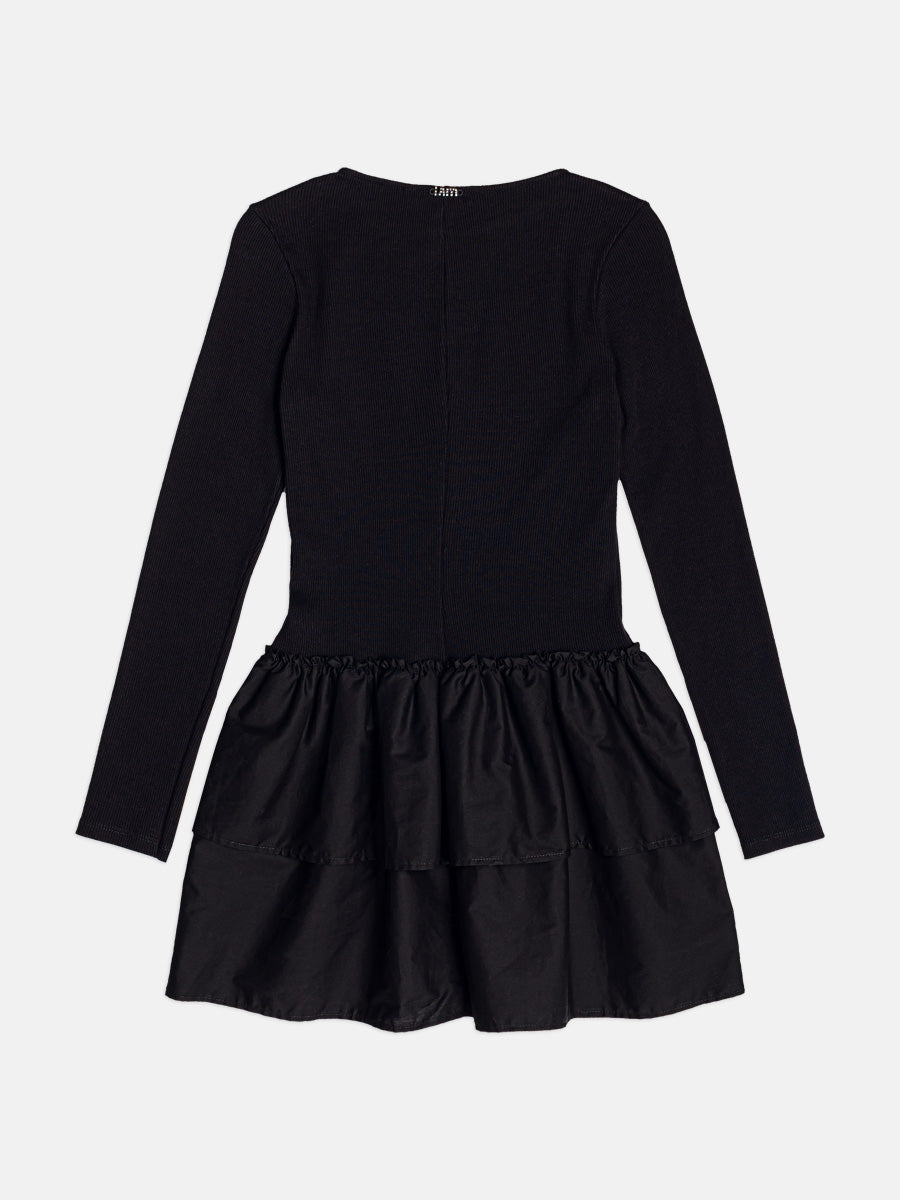 Vestido Babado Preto I Am