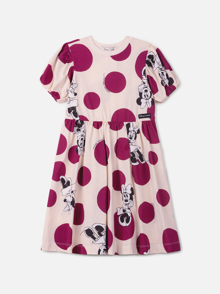 Vestido de Poá da Minnie Anime
