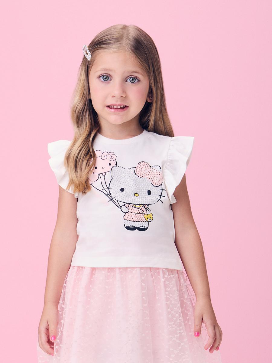 Conjunto Rosa em Tule da Hello Kitty Momi