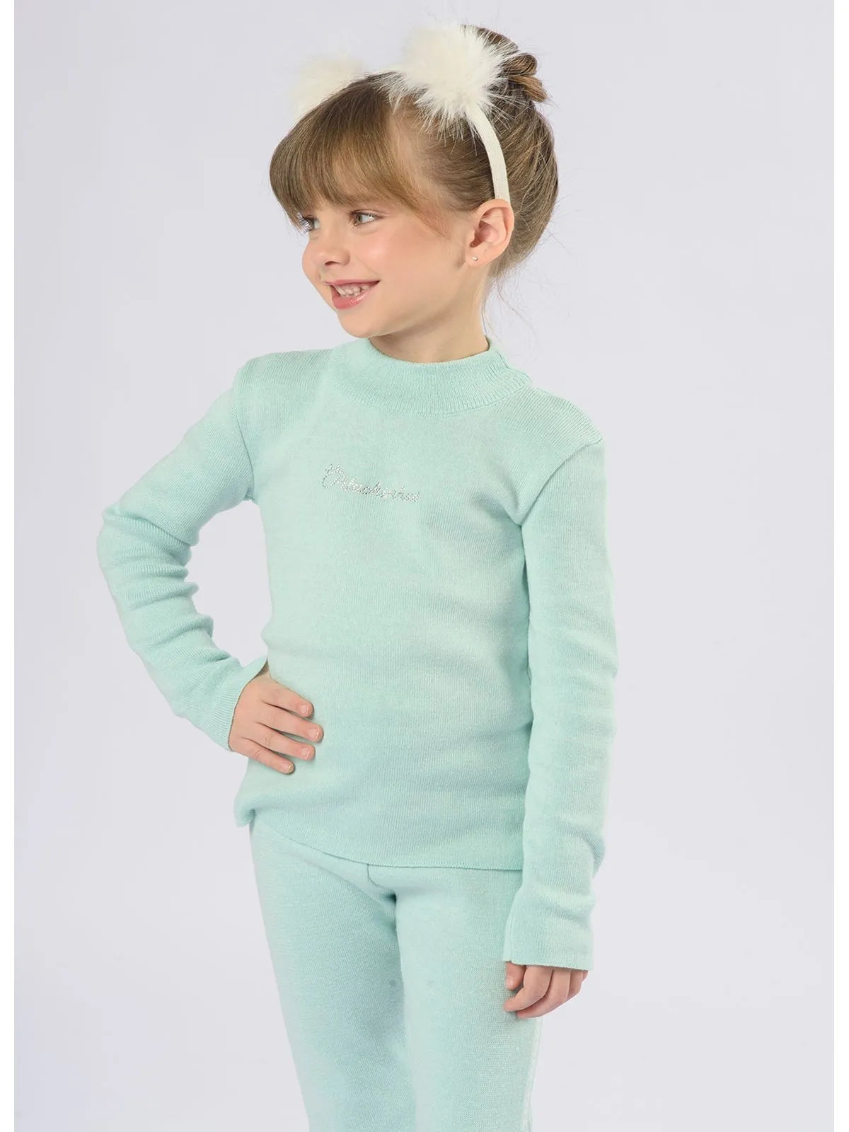 Blusa Básica Tricot Pituchinhus Verdinha - BambolePetit