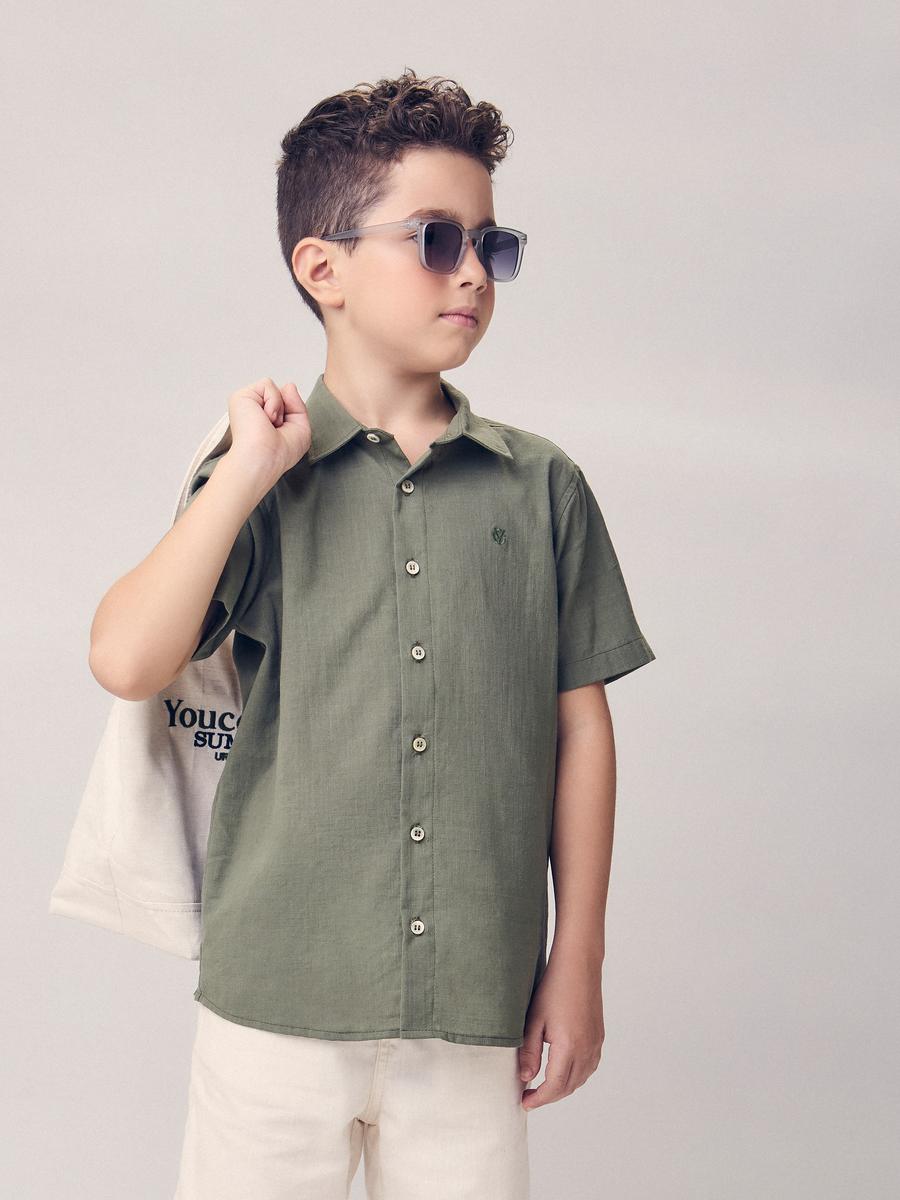 Camisa Casual Flamê Verde Youccie