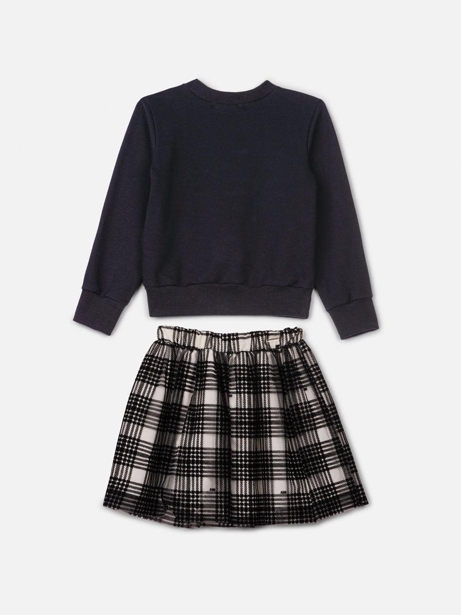 Conjunto de Moletom com Tule - BambolePetit