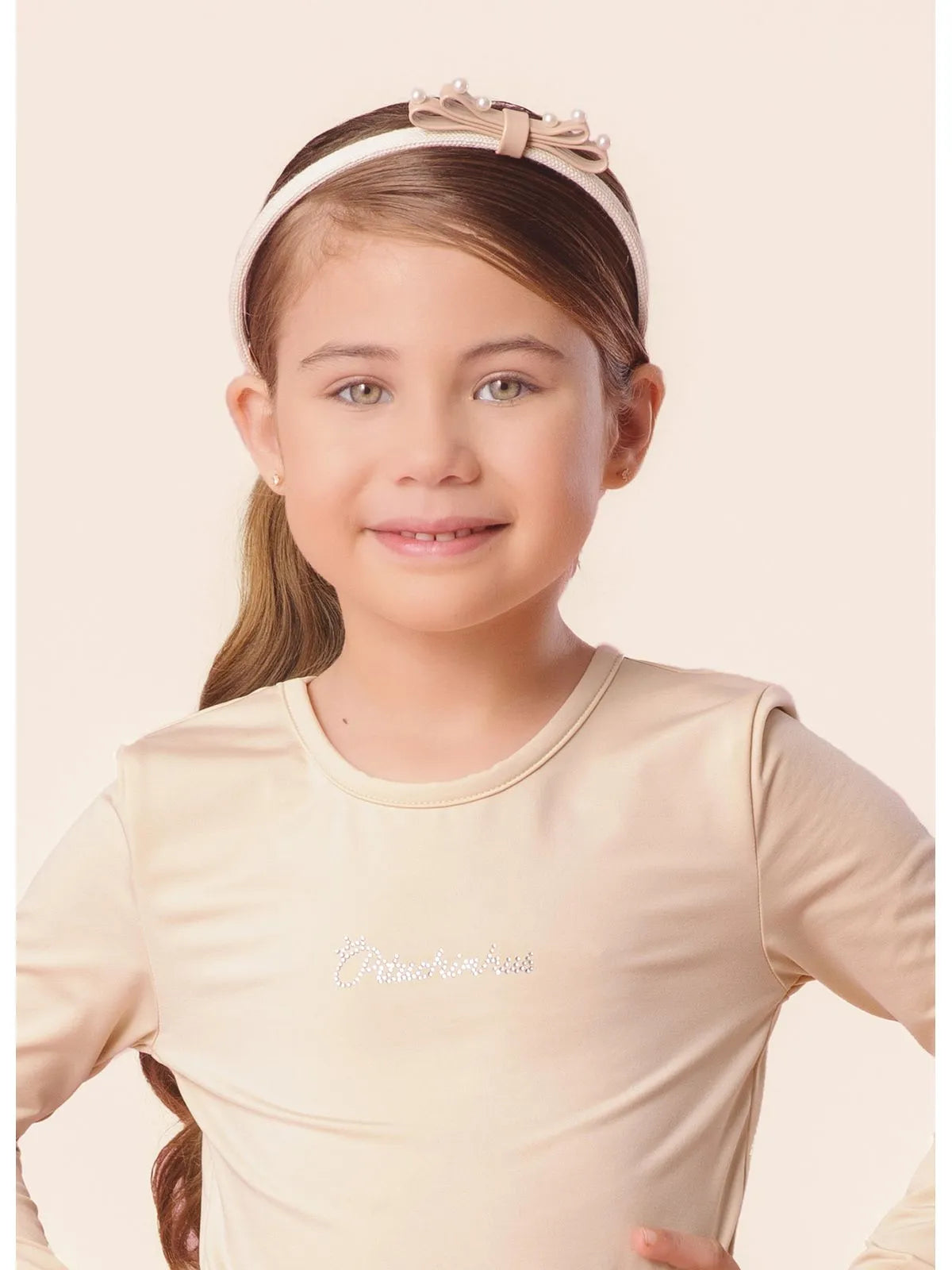 Blusa Térmica Pituchinhus Bege Claro - BambolePetit