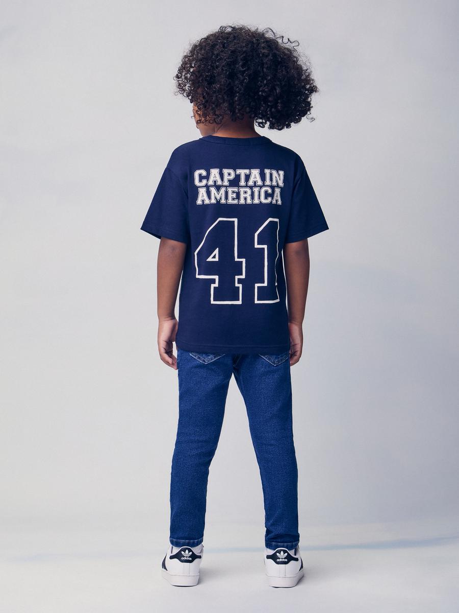 T-Shirt Capitão America Azul Youccie