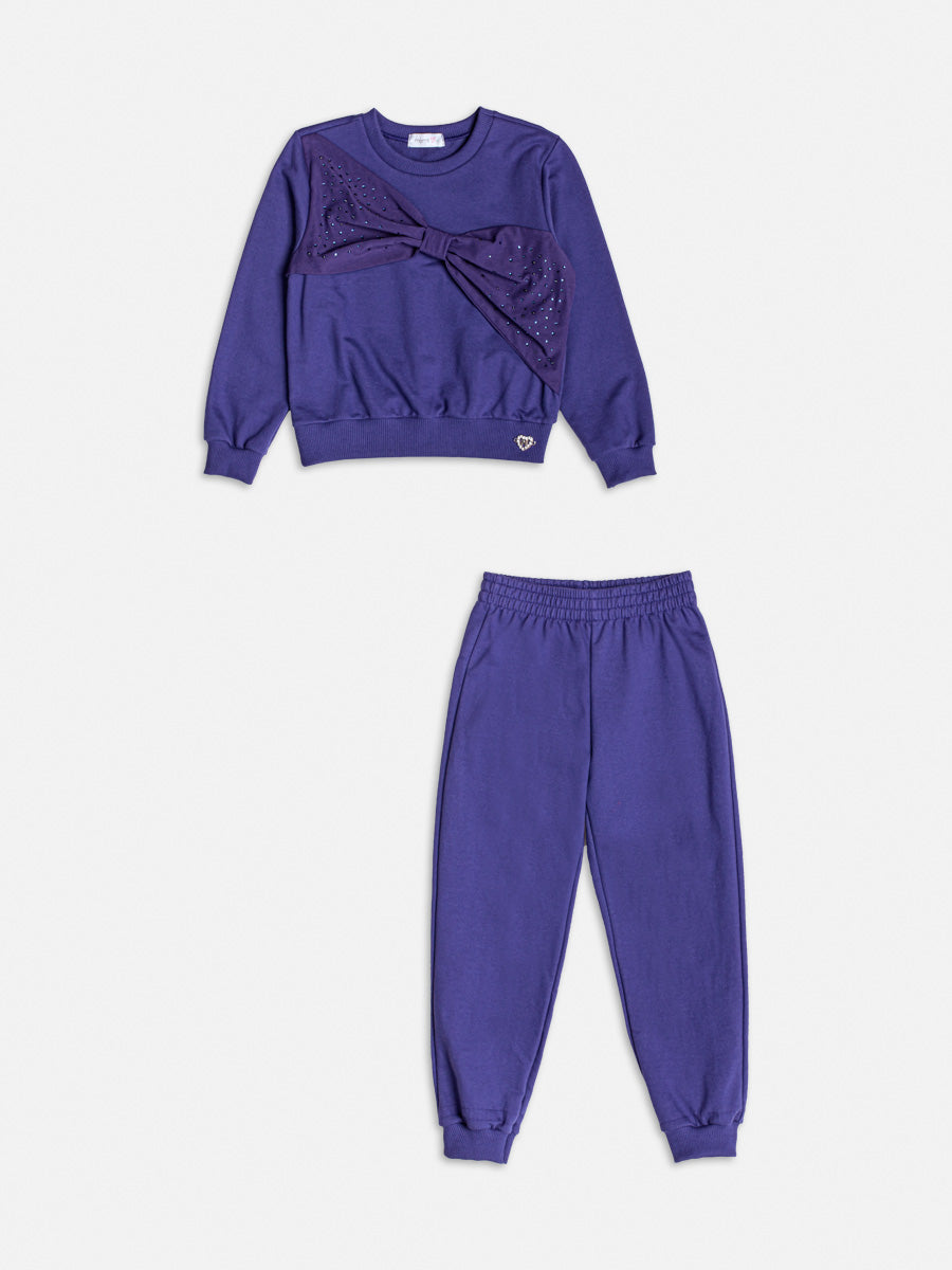 Conjunto Casaco Calca Azul Midnight - BambolePetit