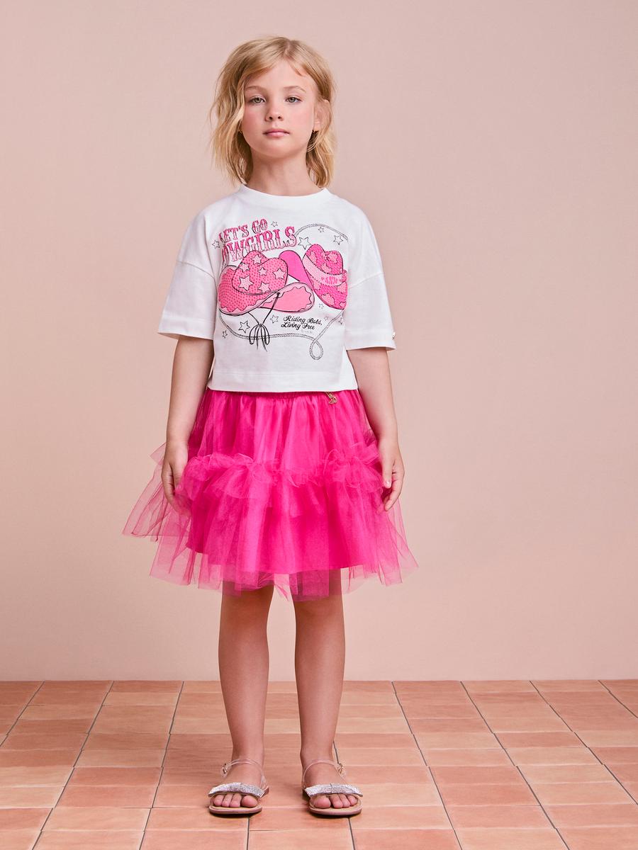 Conjunto Blusa e Saia Cowgirls Anime