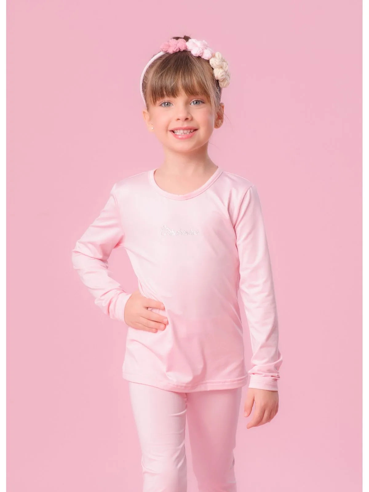 Blusa Térmica Pituchinhus Rosa Baby - BambolePetit