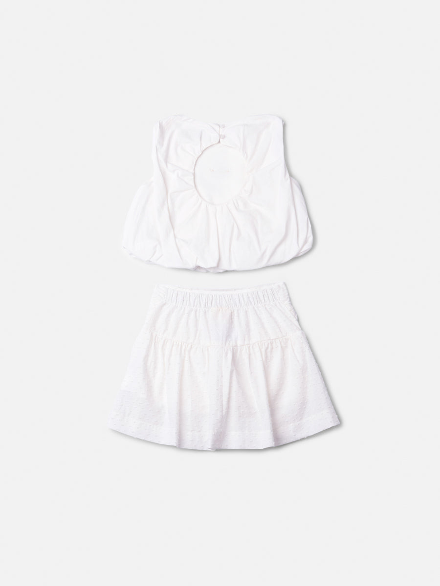 Conjunto Infantil Balonê com Laços Anime