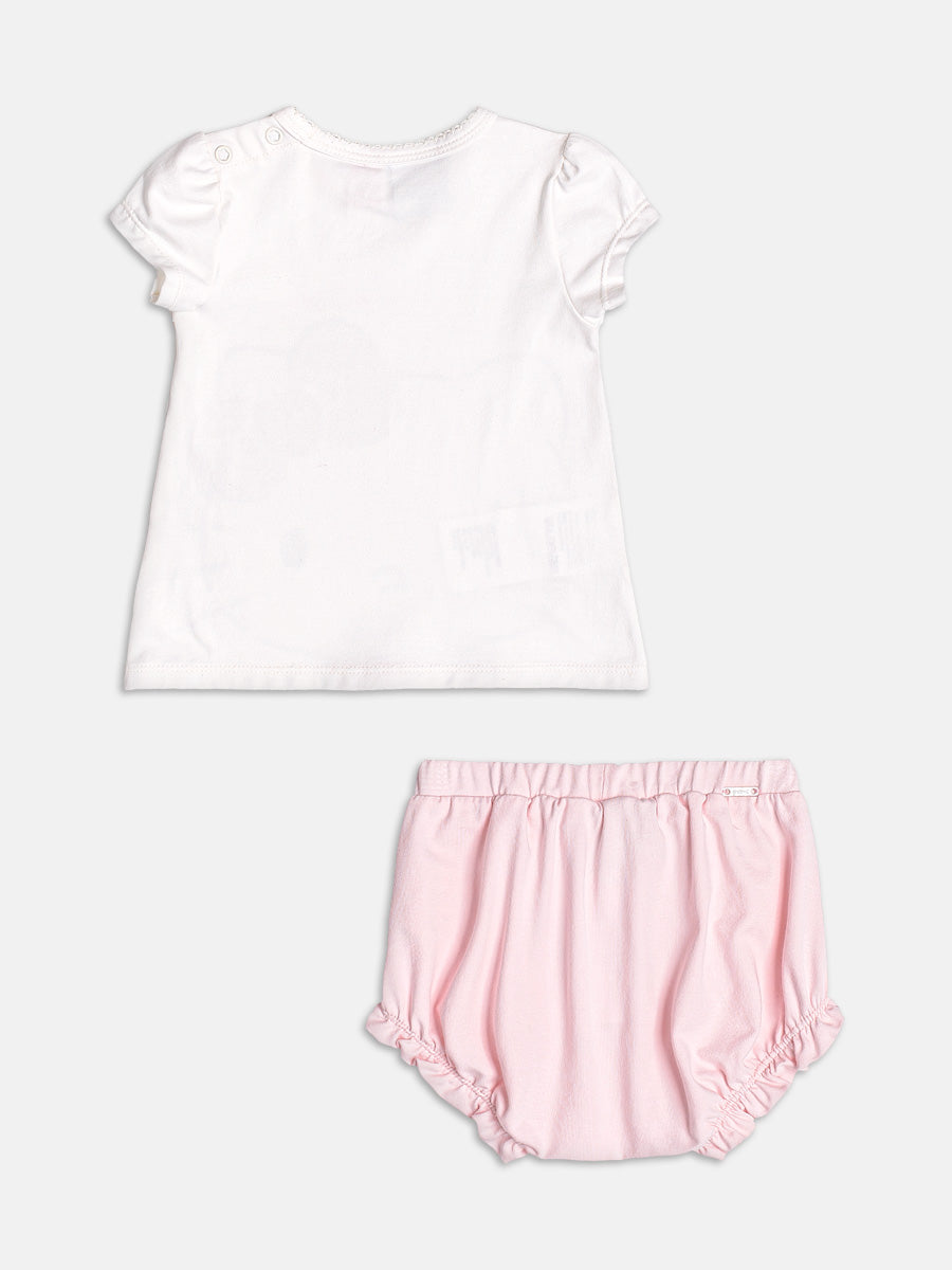 Conjunto com Strass da Hello Kitty Momi