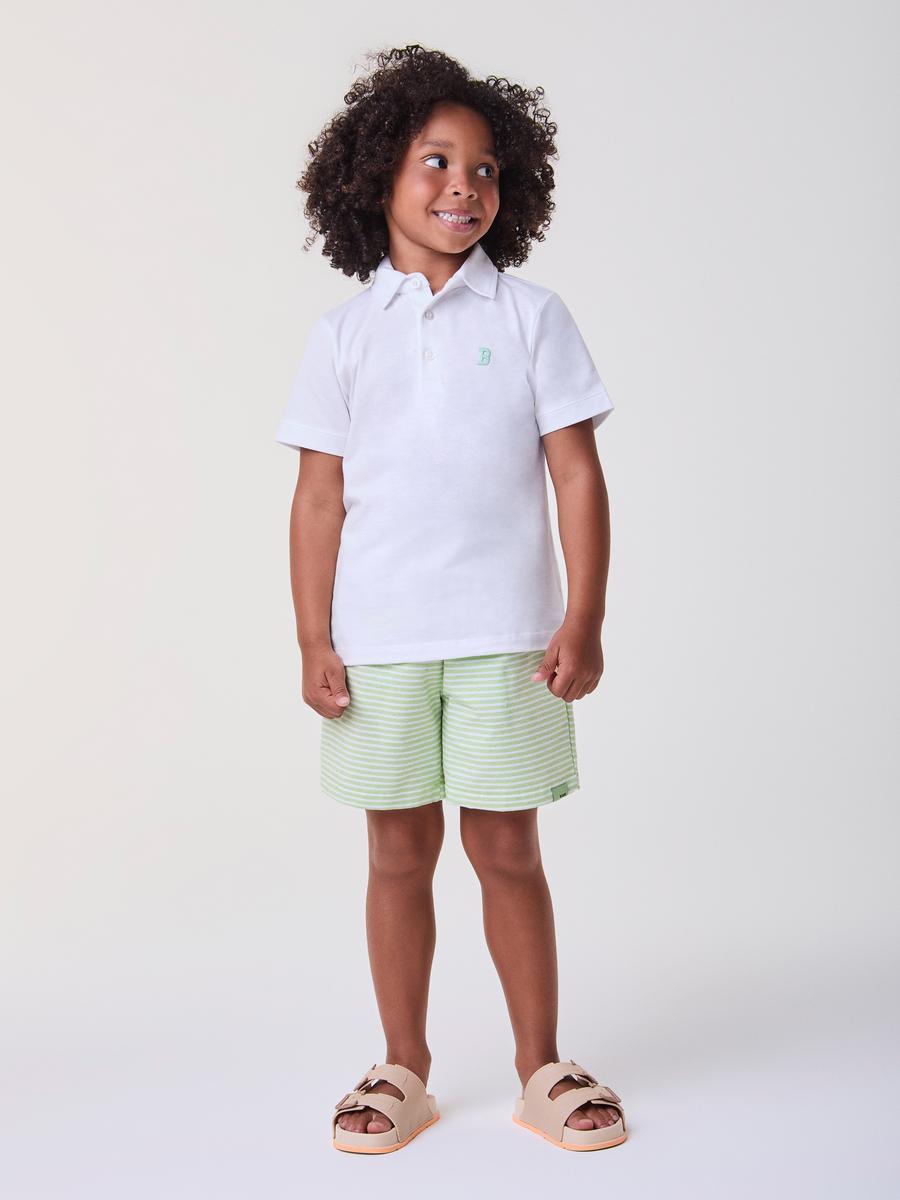 Conjunto Camisa e Bermuda Listrada Bimbi