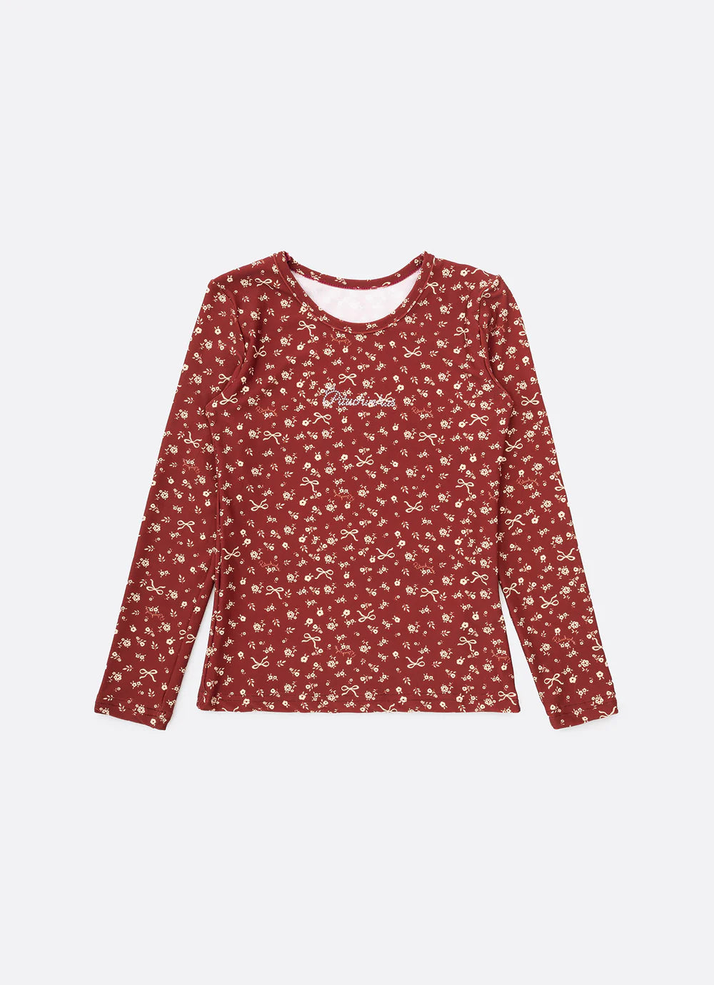 Blusa Light Estampado Pituchinhus Mini Flores E Lacos Pituchinhus