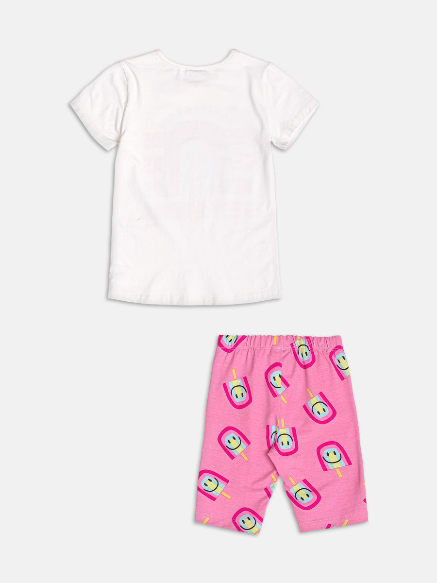 Conjunto Blusa e Legging Ice Cream Momi
