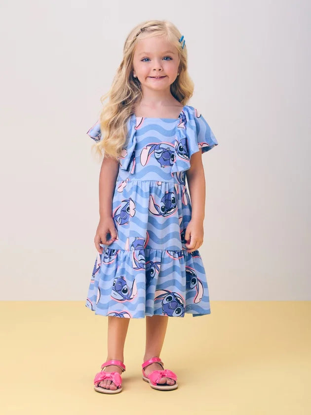 Vestido Stitch Ondas Momi