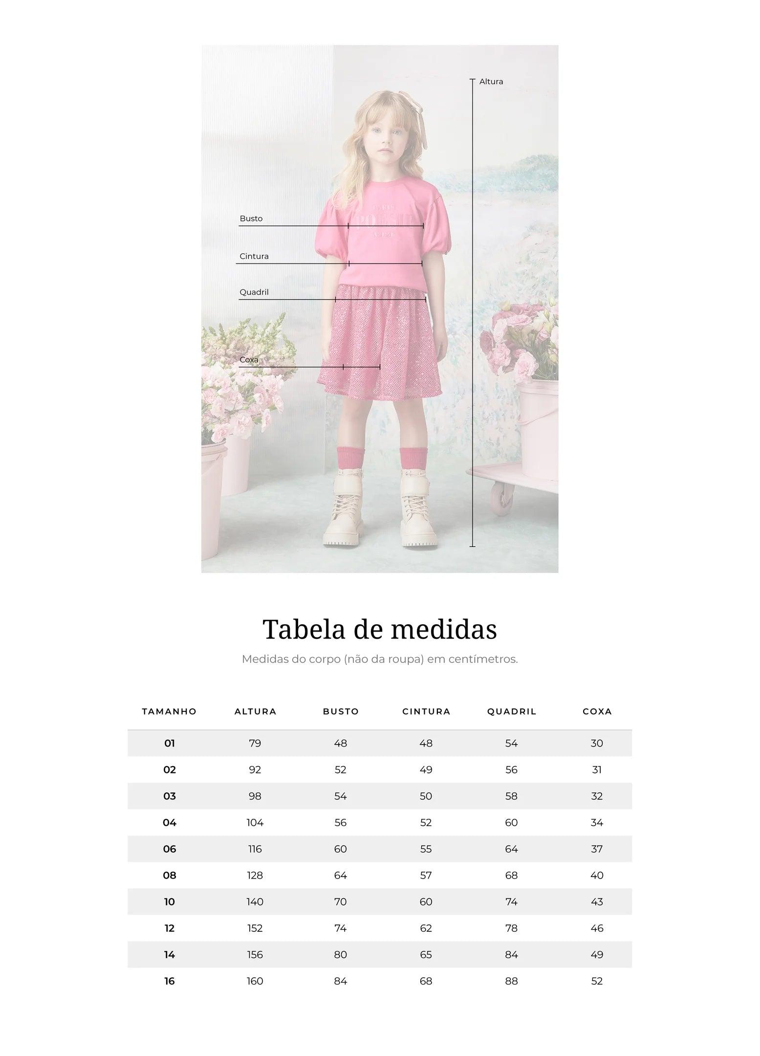 Conjunto de Moletom com Tule - BambolePetit