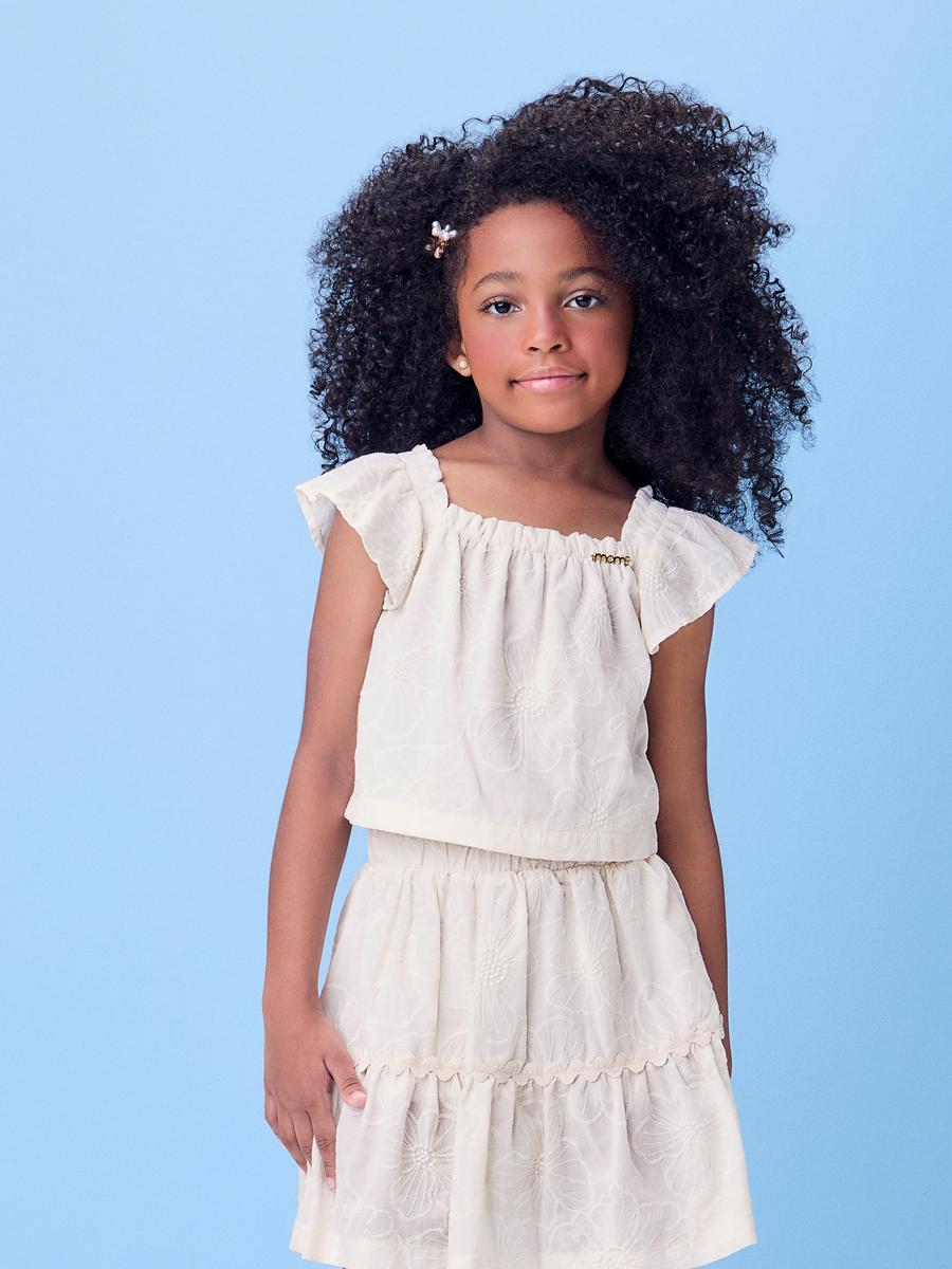 Conjunto Blusa e Saia Momi