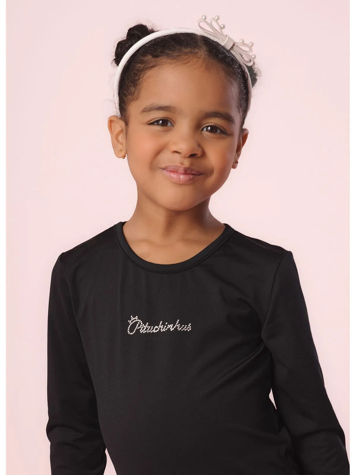 Blusa Térmica Pituchinhus Preto - BambolePetit