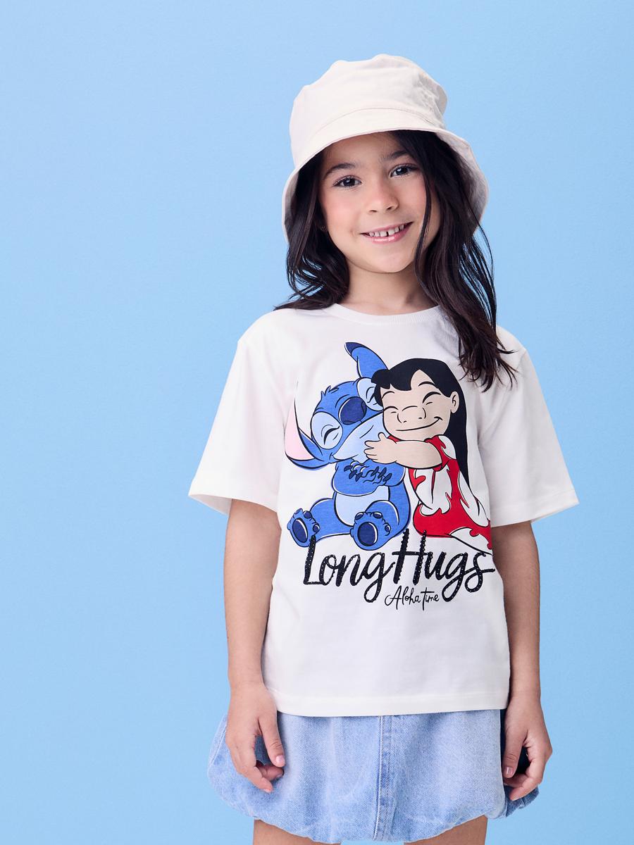 Blusa Lilo & Stitch Strass Momi