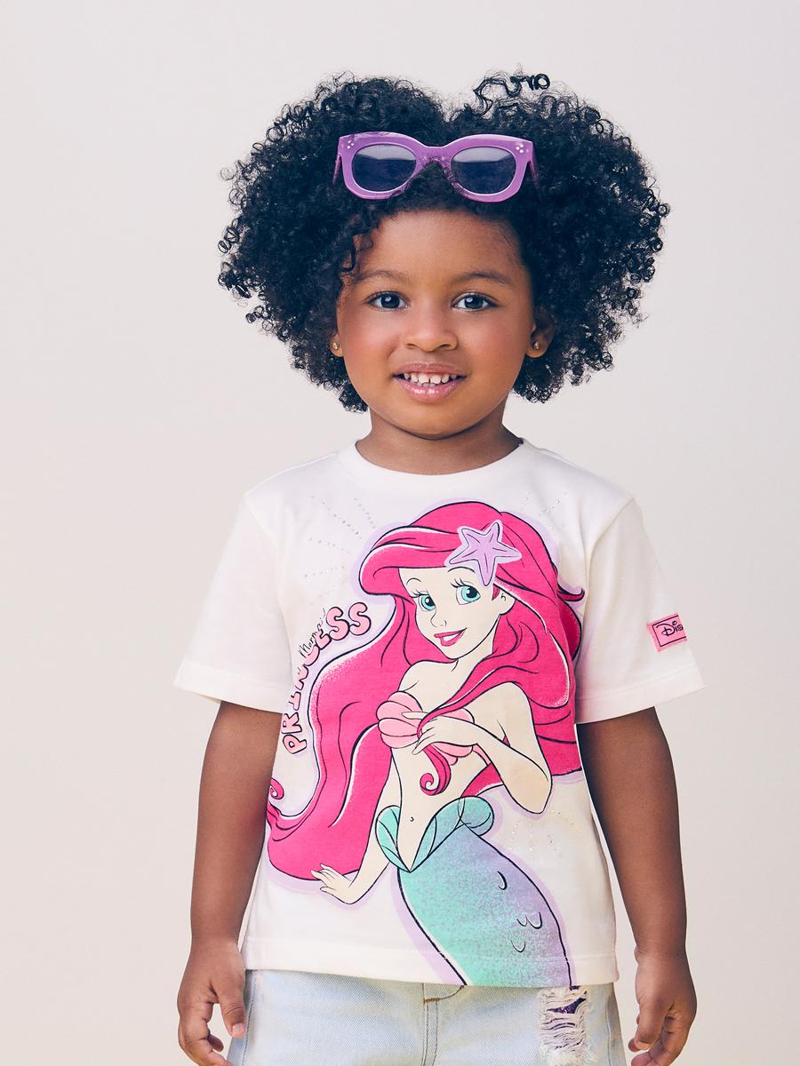 Blusa da Pequena Sereia Ariel Momi