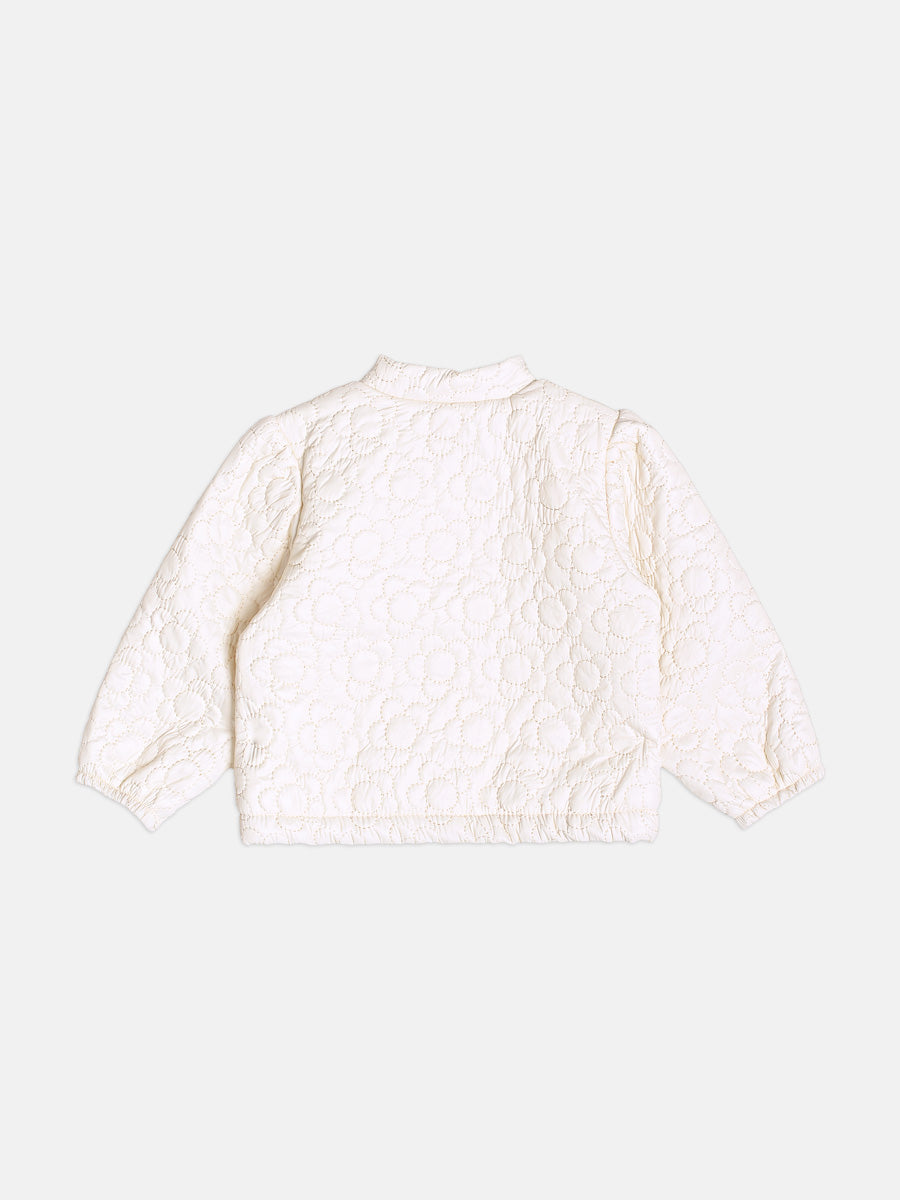 Jaqueta Matelasse Off White Momi