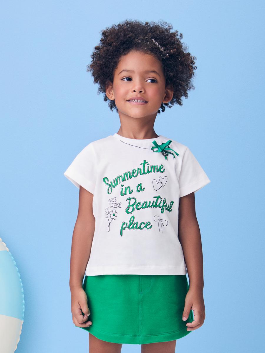 Conjunto Blusa e Shorts Verde Lacinho Momi