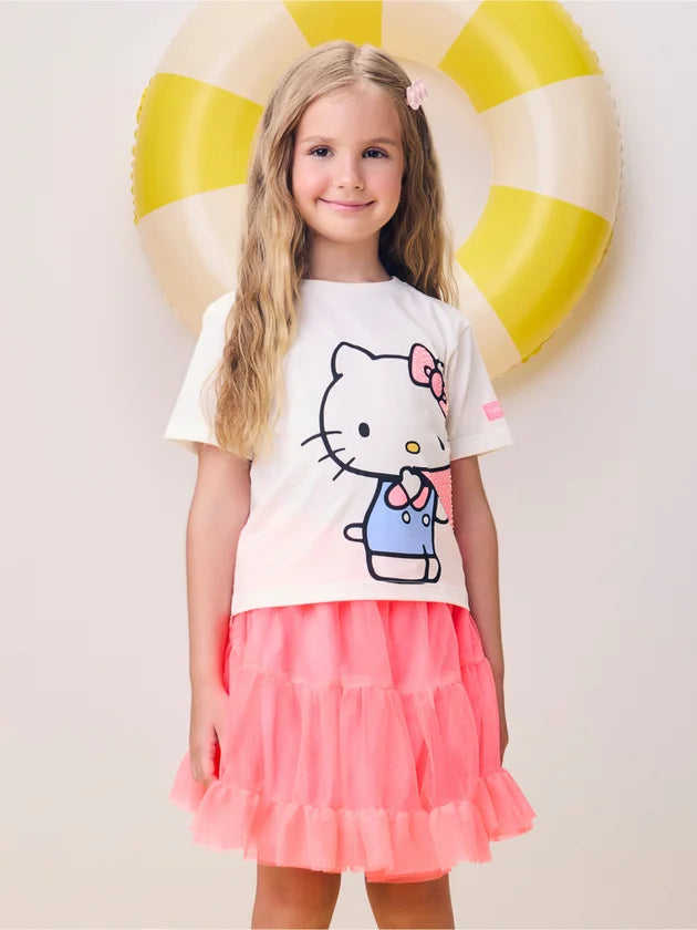 Blusa Hello Kitty com Strass Momi
