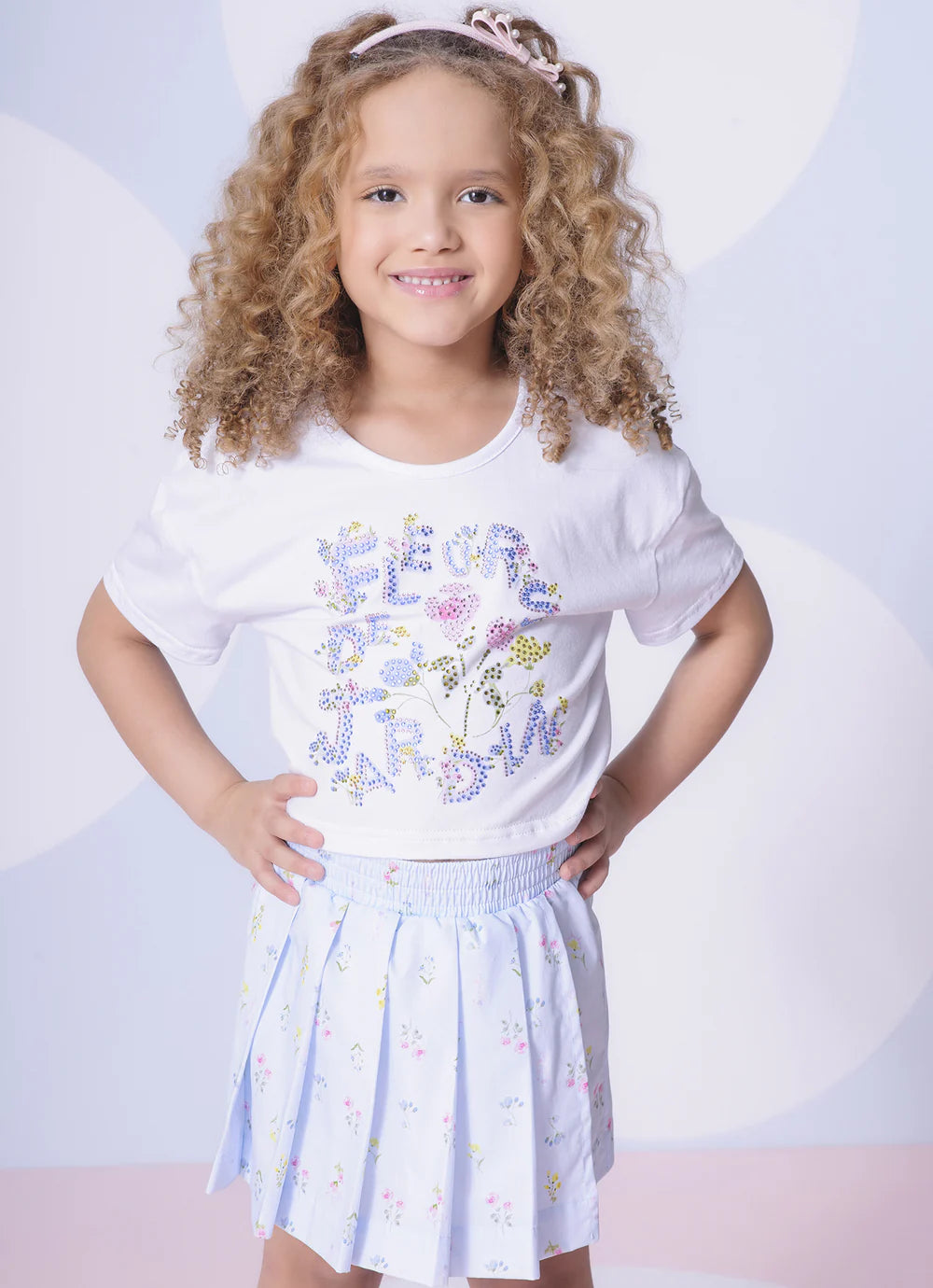 Blusa Cotton Fleurs Costas Algodão Pituchinhus