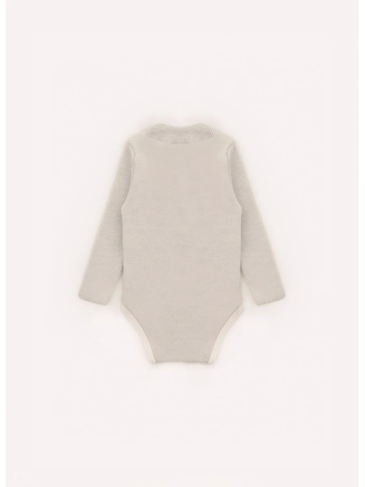 Body Tricot For Boys Cinza Mescla - BambolePetit