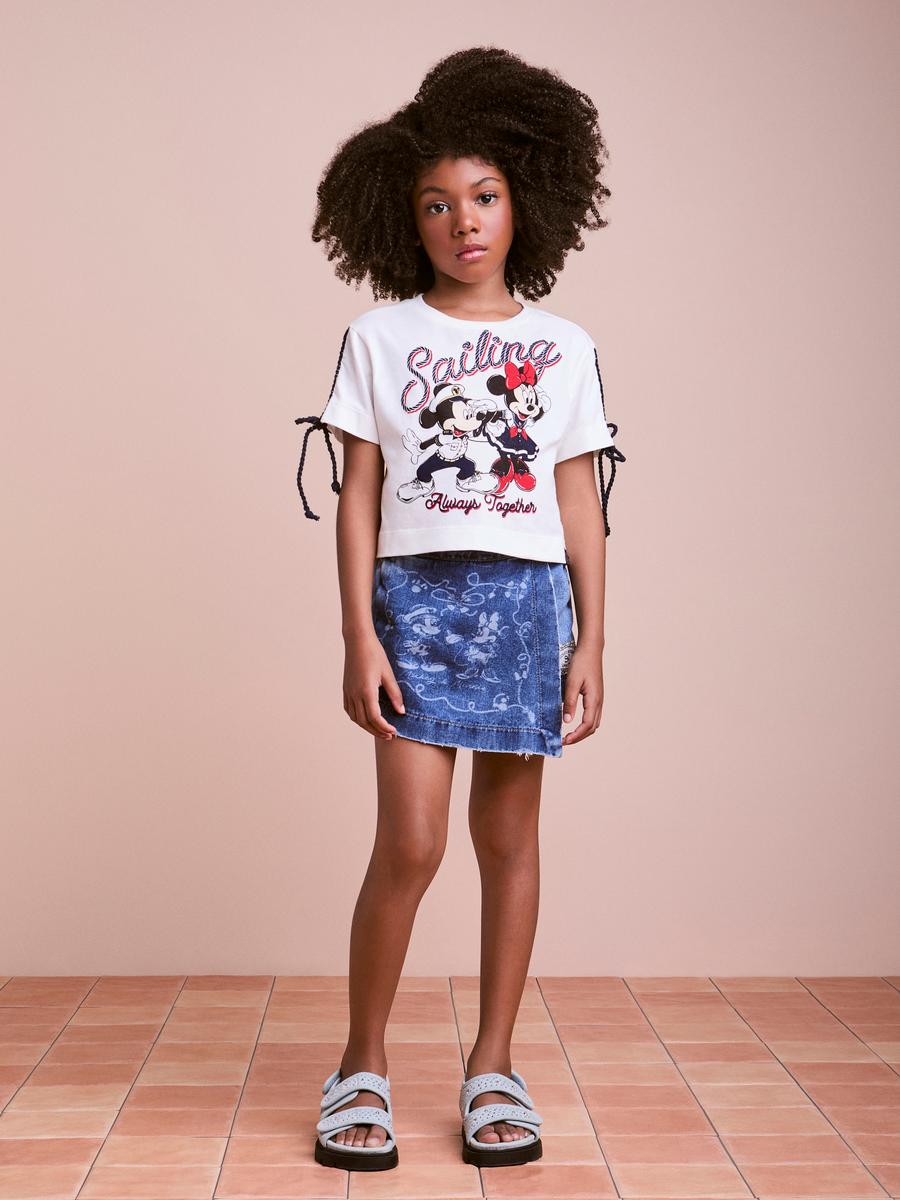 Blusa Minnie e Mickey Sailing Anime