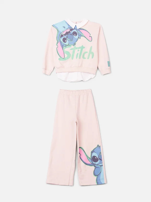 Conjunto de Moletom do Stitch com Strass - BambolePetit